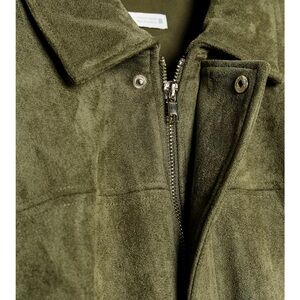 Zara Olive Bomber Jacket